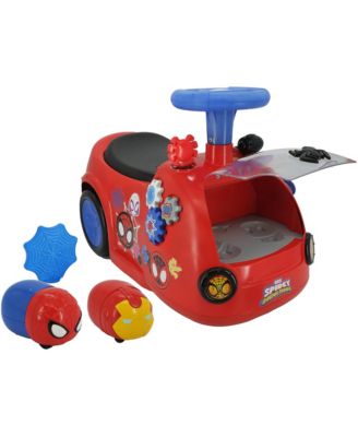 Zoom n' Go Spider-Man Activity Ride-On with Lights and Sounds, Ages 12-36 Months