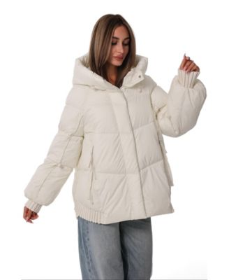 Women's Cloud Hooded Puffer Bio-Down Jacket