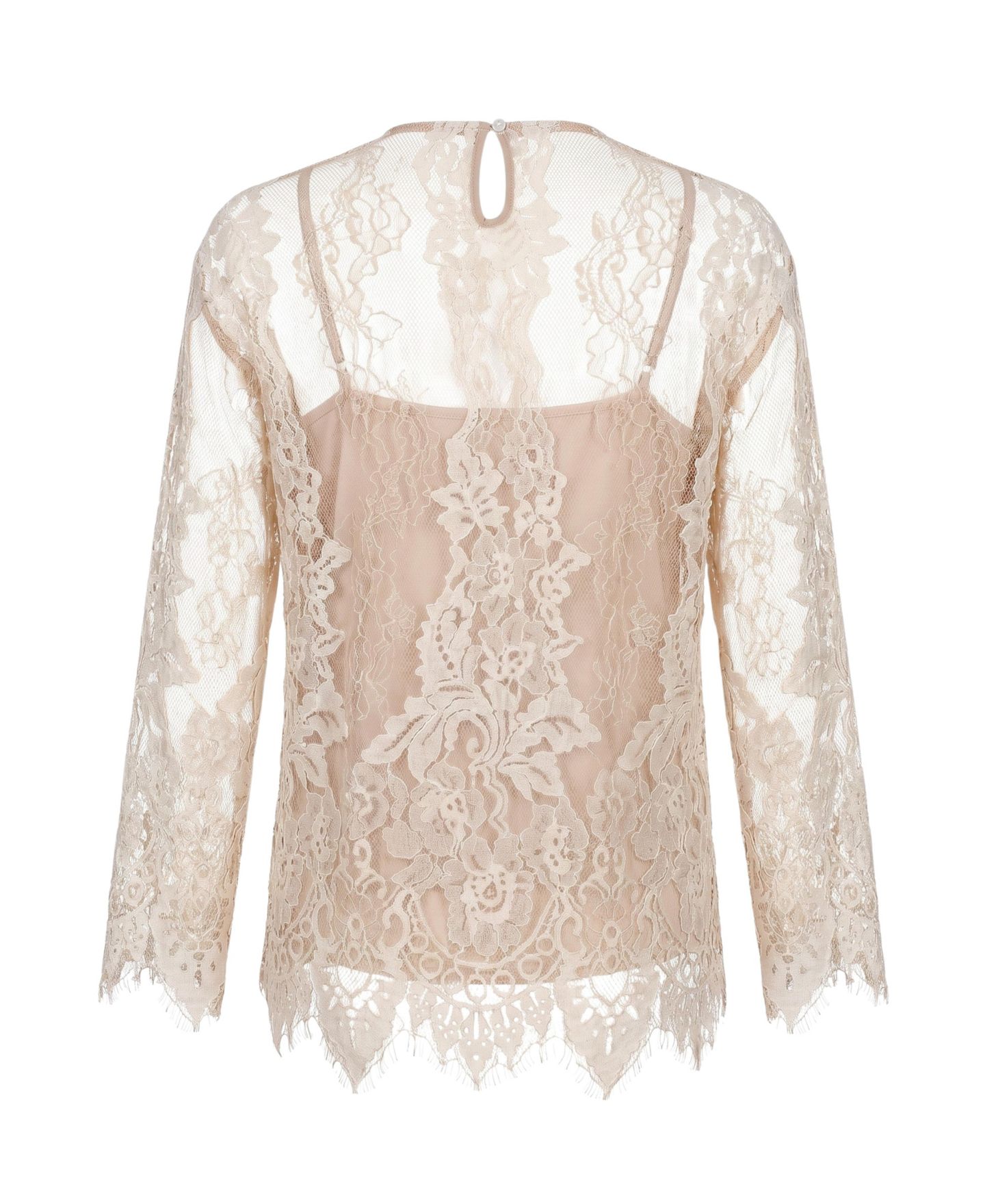 Женский топ Modenaire Floral-Print Long-Sleeve V-Neck — фото 9