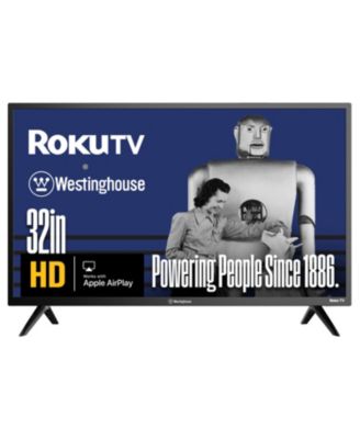 Roku TV - 32 Inch Edgeless Smart TV, 720p HD, Wi-Fi, Apple AirPlay, Alexa and Google Assistant Compatible