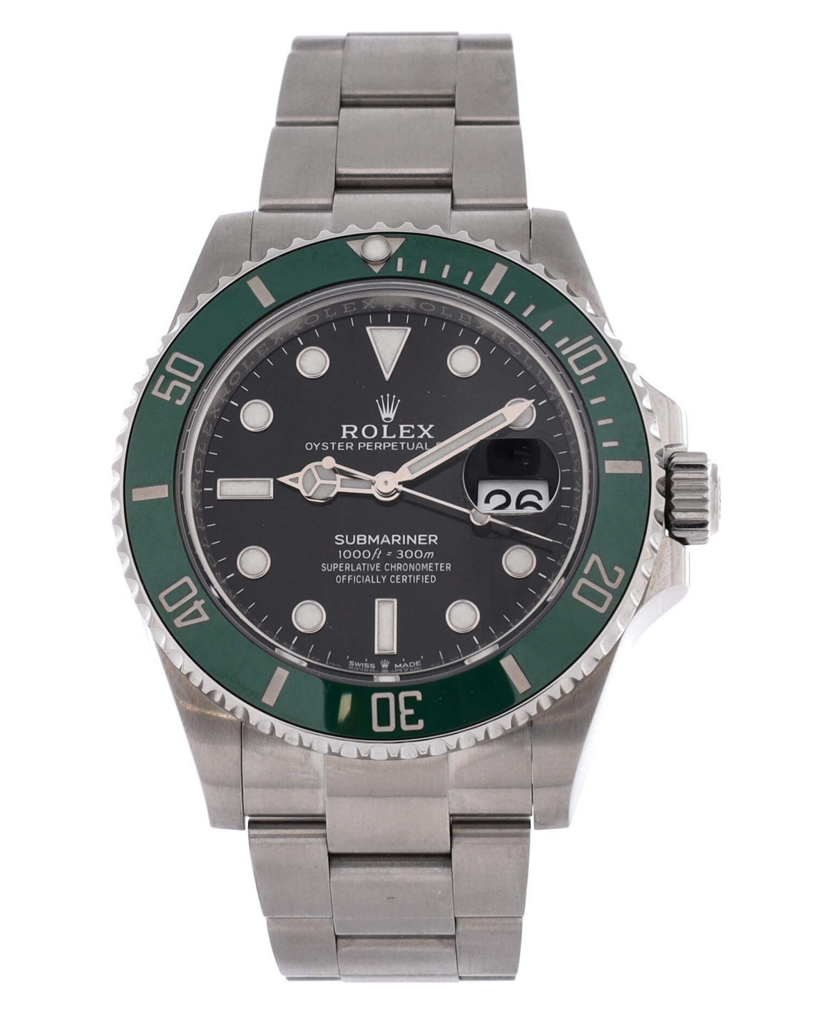 Pre-Owned Rolex Oyster Perpetual Submariner Starbucks Date Automatic Watch in Stainless Steel and Cerachrom 41mm - Dial color: black