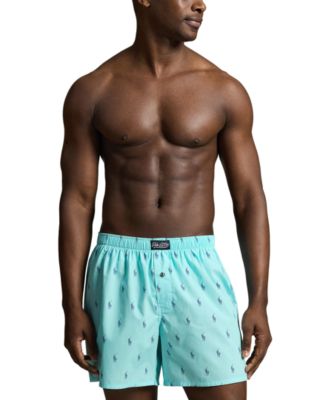Polo Ralph Lauren - Men's Classic Woven Boxer Briefs Hammond Blue/Boston Royal