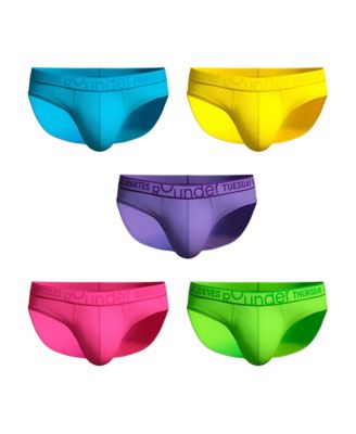 Men's New Package Brief Push-Up Briefs, 5-Pack