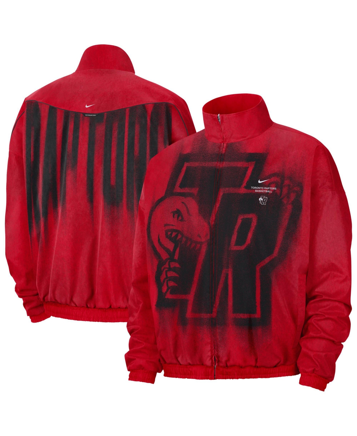 Nike Men's Red, Black Toronto Raptors 2026 Game Theather Loud On Court Anthem Jacket - Red, Black