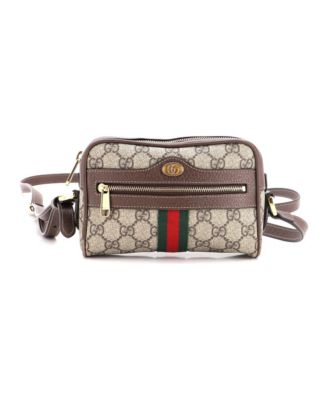 Mini Ophidia Shoulder Bag GG Coated Canvas
