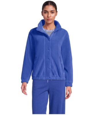 Women's High Pile Fleece Snap Front Jacket
