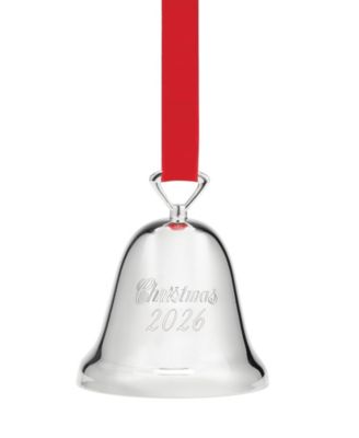 2026 Silverplate Christmas Bell Ornament
