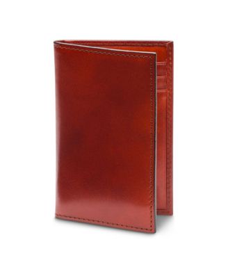 Men's Old Leather Bifold 6-Slot Card Case