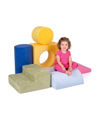 7-Piece Foam Climbing Blocks Building Set, Ages 1-3