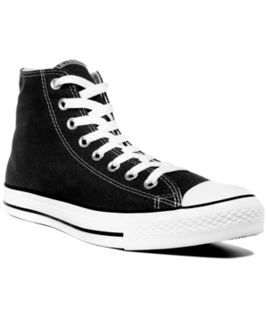 Converse Women's Chuck Taylor High Top Sneakers From Finish Line In Black