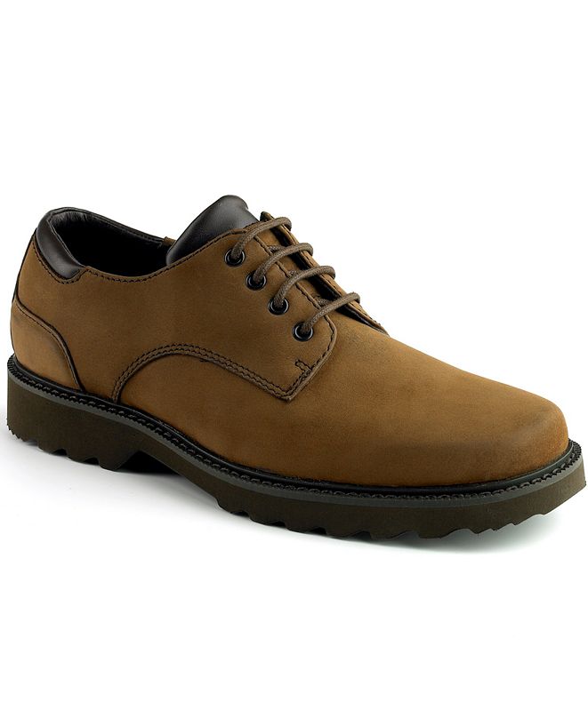 rockport northfield black waterproof lace up casual shoes