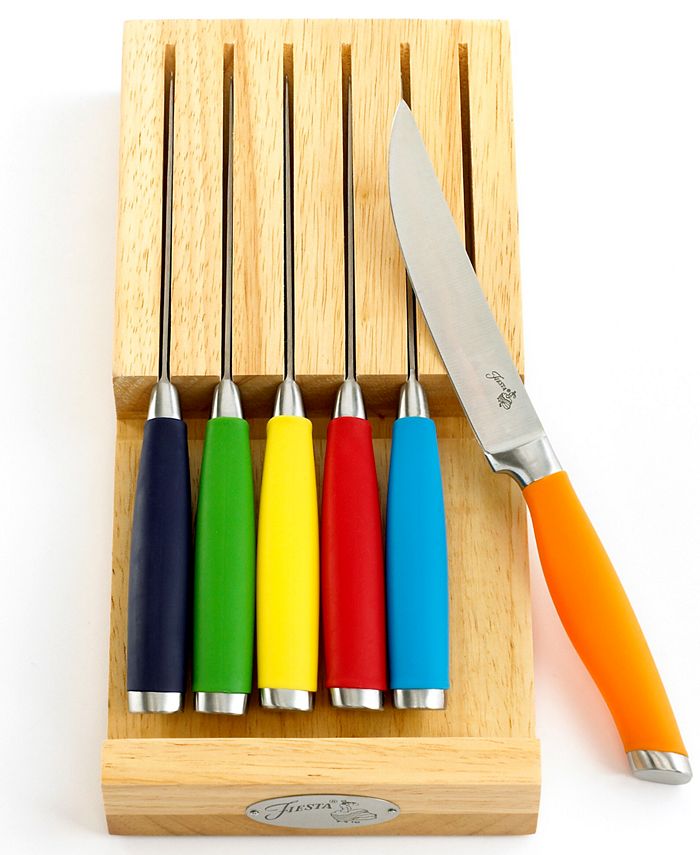 10-piece Multicolour In-drawer Knife & Utensil Set
