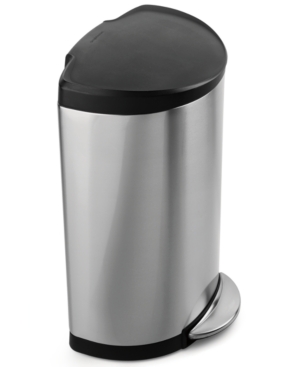 UPC 838810007090 product image for simplehuman Trash Can, Semi-Round Plastic Lid 40L | upcitemdb.com