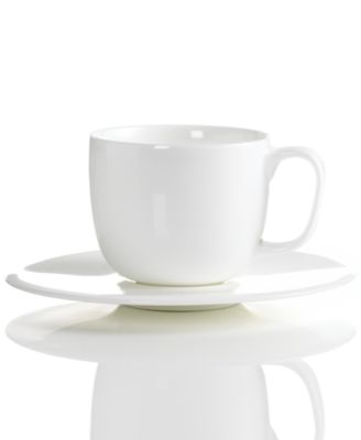 Hotel Collection - White China Espresso Cup & Saucer