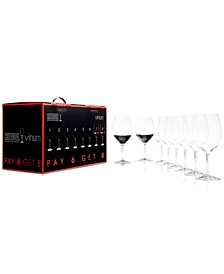 Vinum Bordeaux Wine Glasses 8 Piece Value Set
