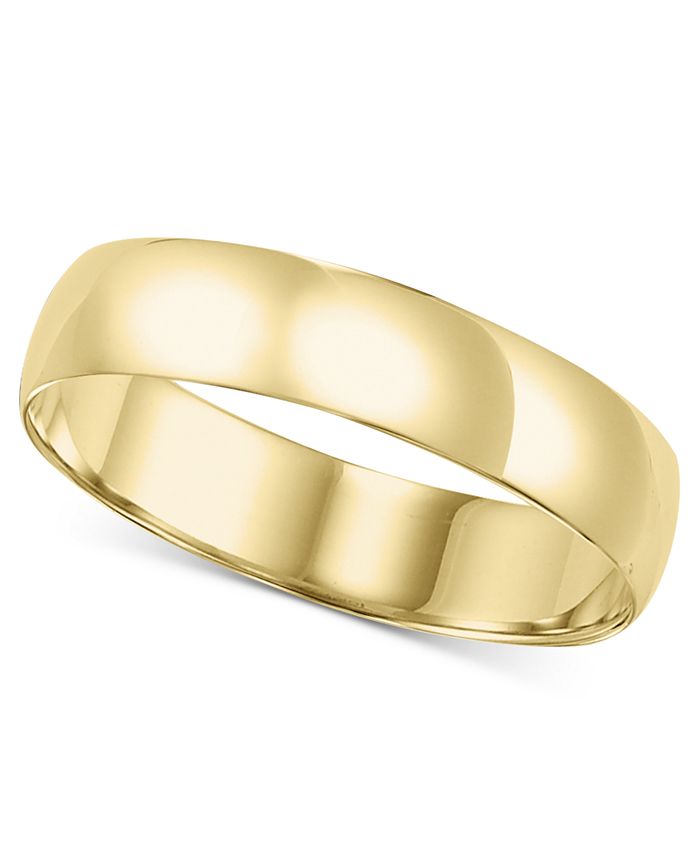 Macy's - 14k Gold Ring, 5mm Wedding Band