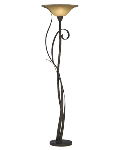 Kathy Ireland Home by Pacific Coast Climbing Vine Torchiere Floor Lamp
