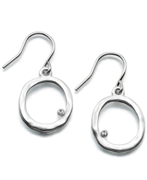 UPC 885043026886 product image for Kenneth Cole New York Earrings, Silver-Tone Circle | upcitemdb.com