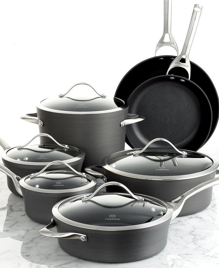 Calphalon Contemporary Nonstick 12Pc. Cookware Set Macy's