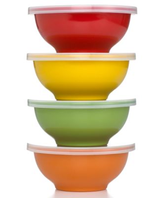 Martha Stewart Collection - Prep Bowls, Set of 4 with Lids