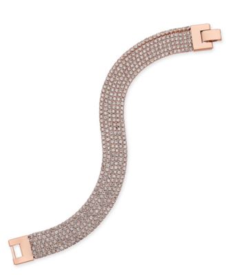 Charter Club - Pav&eacute; Mesh Link Bracelet