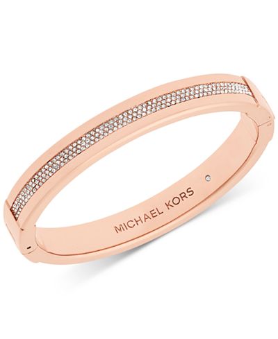 Michael Kors Pavé Hinged Bangle