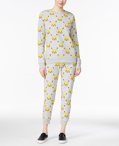 Mighty Fine Juniors' Pokémon Graphic Sweatshirt & Sweatpants