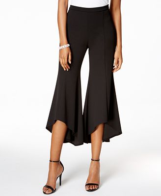 MSK Tulip-Hem Cropped Flared Pants - Pants - Women - Macy's