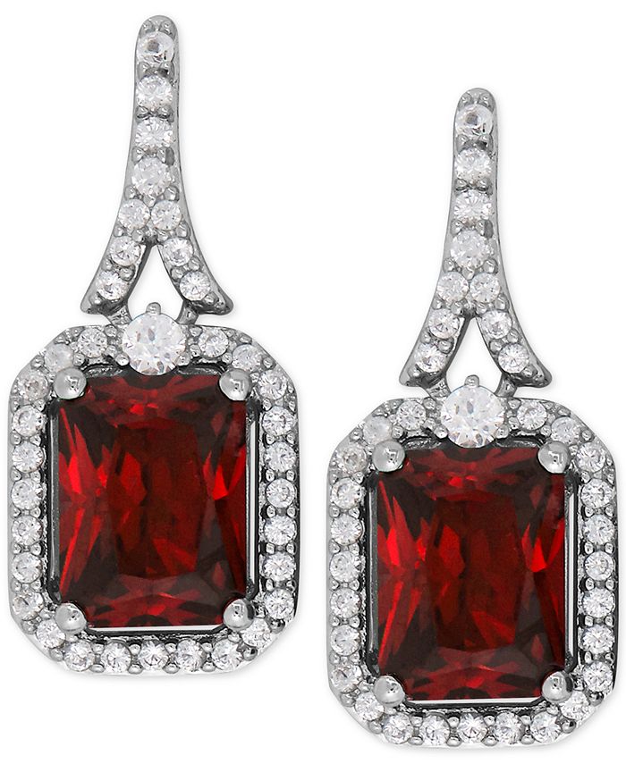 Macy s Lab Created Ruby 4 1 5 ct. t.w. and White Sapphire 1 2