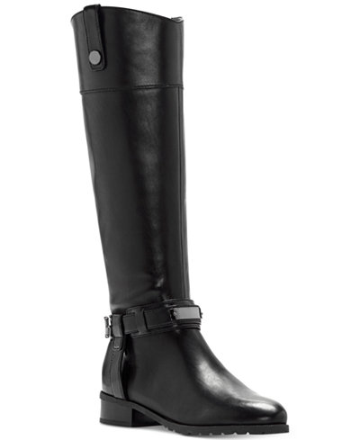 INC International Concepts Women's Fabbaa Tall Wide-Calf Boots, Only at Macy's