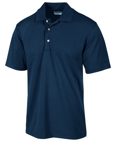 PGA TOUR Men's Airflux Solid Golf Polo Shirt - Polos - Men - Macy's