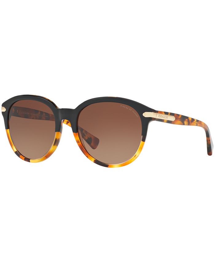 COACH Polarized Sunglasses, HC8140 Macy's