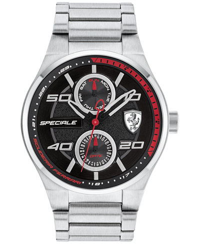 Ferrari Men's Speciale Stainless Steel Bracelet Watch 44mm 0830358