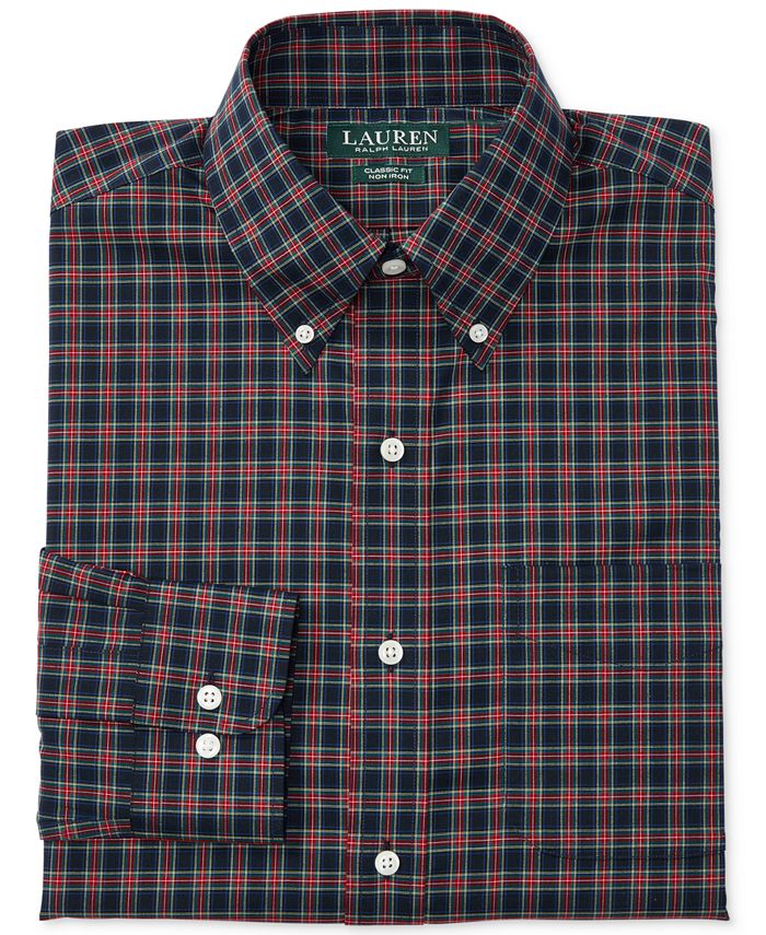 Lauren Ralph Lauren Classic/RegularFit NonIron Tartan Dress Shirt