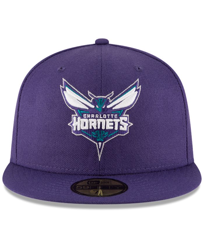 Casquette New Era 59Fifty Charlotte Hornets – édition Limitée, Noir Et Blanc, Neuve Avec étiquettes