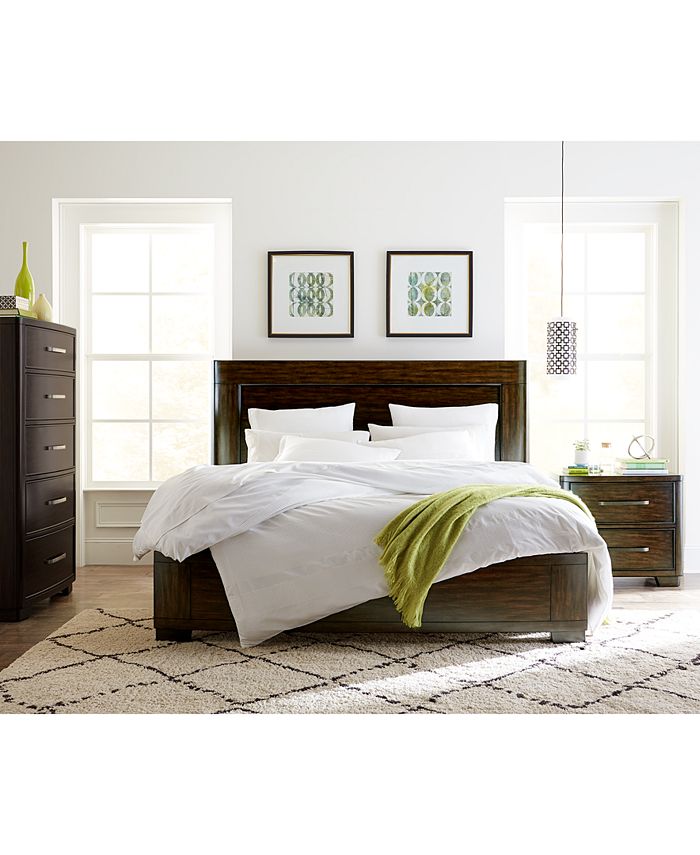 Furniture Closeout! Fairbanks King Bed with USB Outlets, Created for