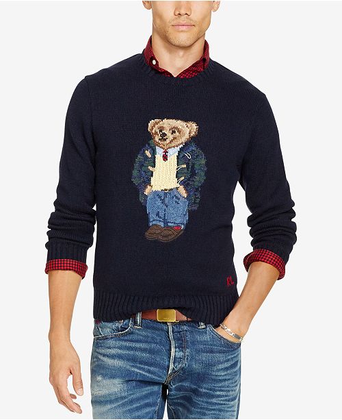 Polo Ralph Lauren Men S Big Tall Polo Bear Sweater Reviews
