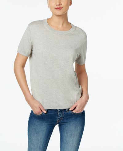 Weekend Max Mara Short-Sleeve Sweater