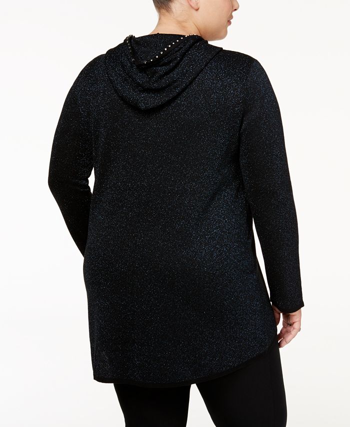 Plus size hooded sweaters Clearance