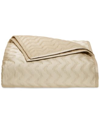 Hotel Collection - Distressed Chevron King Coverlet