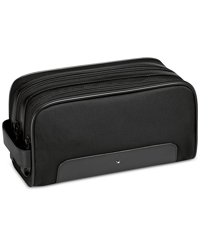 Montblanc Unisex Black Nylon Nightflight Toiletry Bag 113142 Macy s