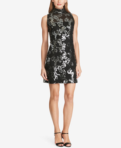 American Living Sequined Jacquard Dress