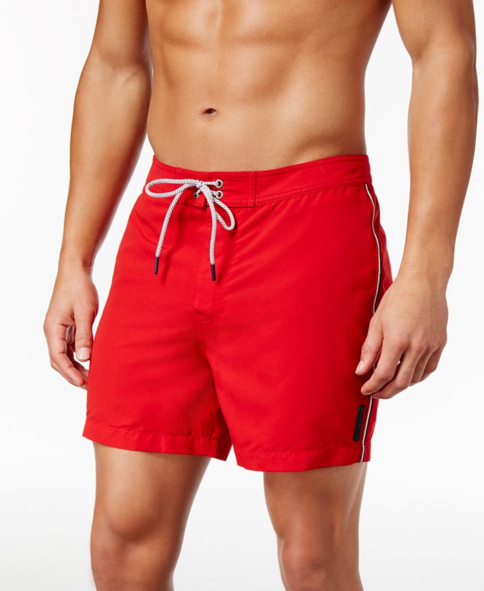Michael Kors Men's Side Stripe Board Shorts & Reviews - Swimwear - Men -  Macy's