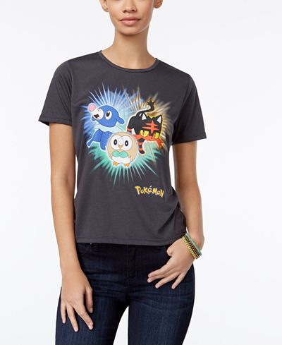 Mighty Fine Juniors' Pokemon Graphic T-Shirt