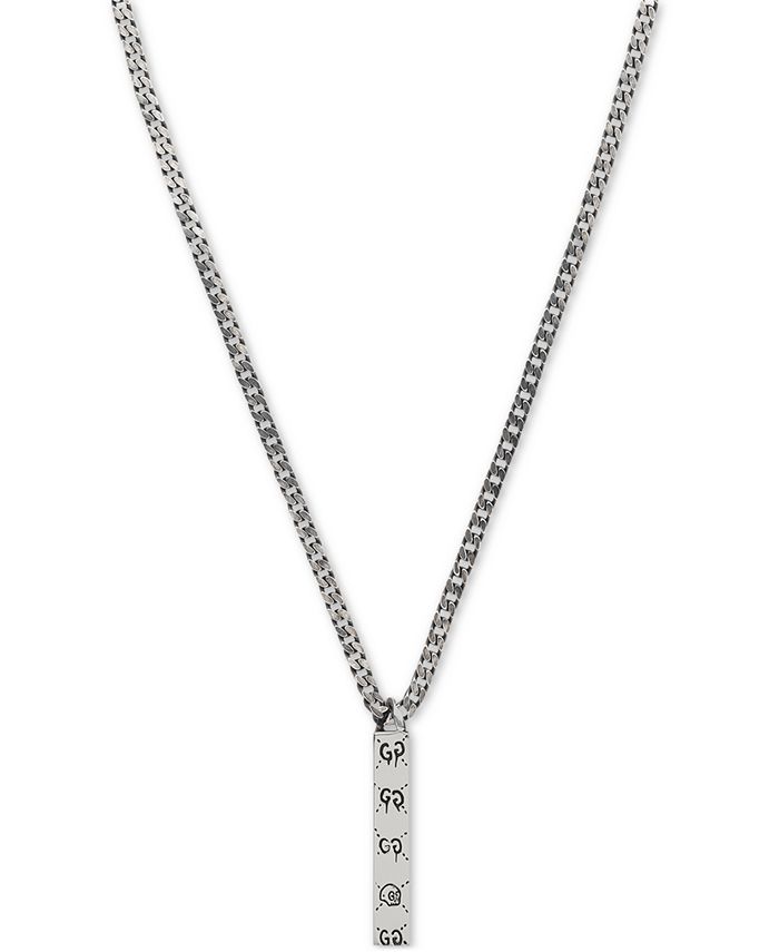 Gucci Men's Ghost Sterling-silver Necklace
