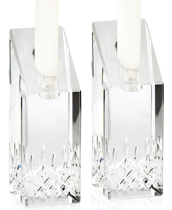 Waterford Gifts Lismore Essence Candlestick Holders 6" Pair Macy's