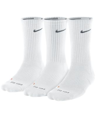what are nike dri fit socks made of