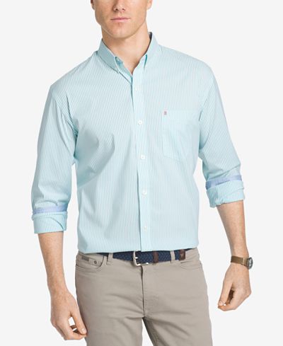 IZOD Men's Advantage Non-Iron Striped Shirt