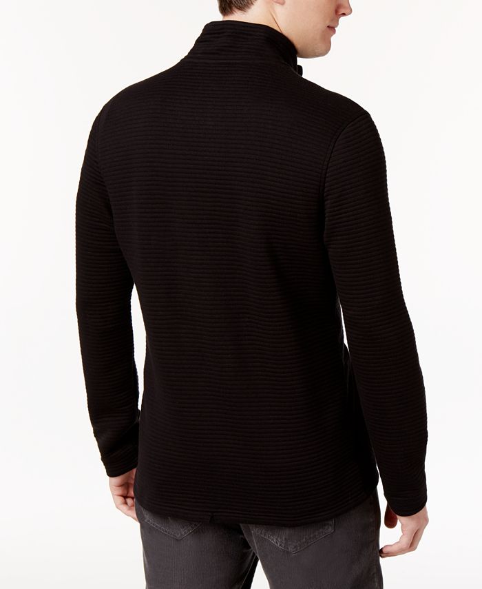 Alfani Men's Textured Zip-Front Jacket, Created for Macy's - Macy's
