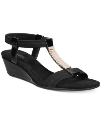 Alfani Women's Vacay Wedge Sandals, Created for Macy's & Reviews ...